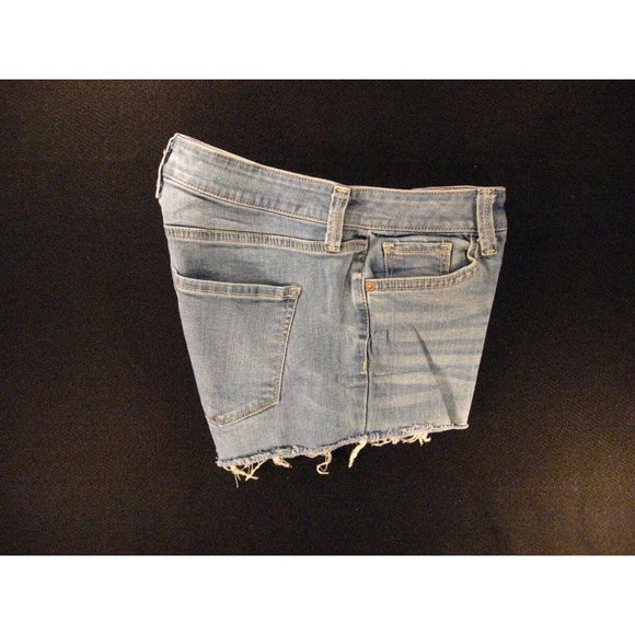 Arizona Jean Co Womans Cut Off Jeans Shorts Sz 5 Measured W27 Junior Blue Denim - Picture 3 of 8